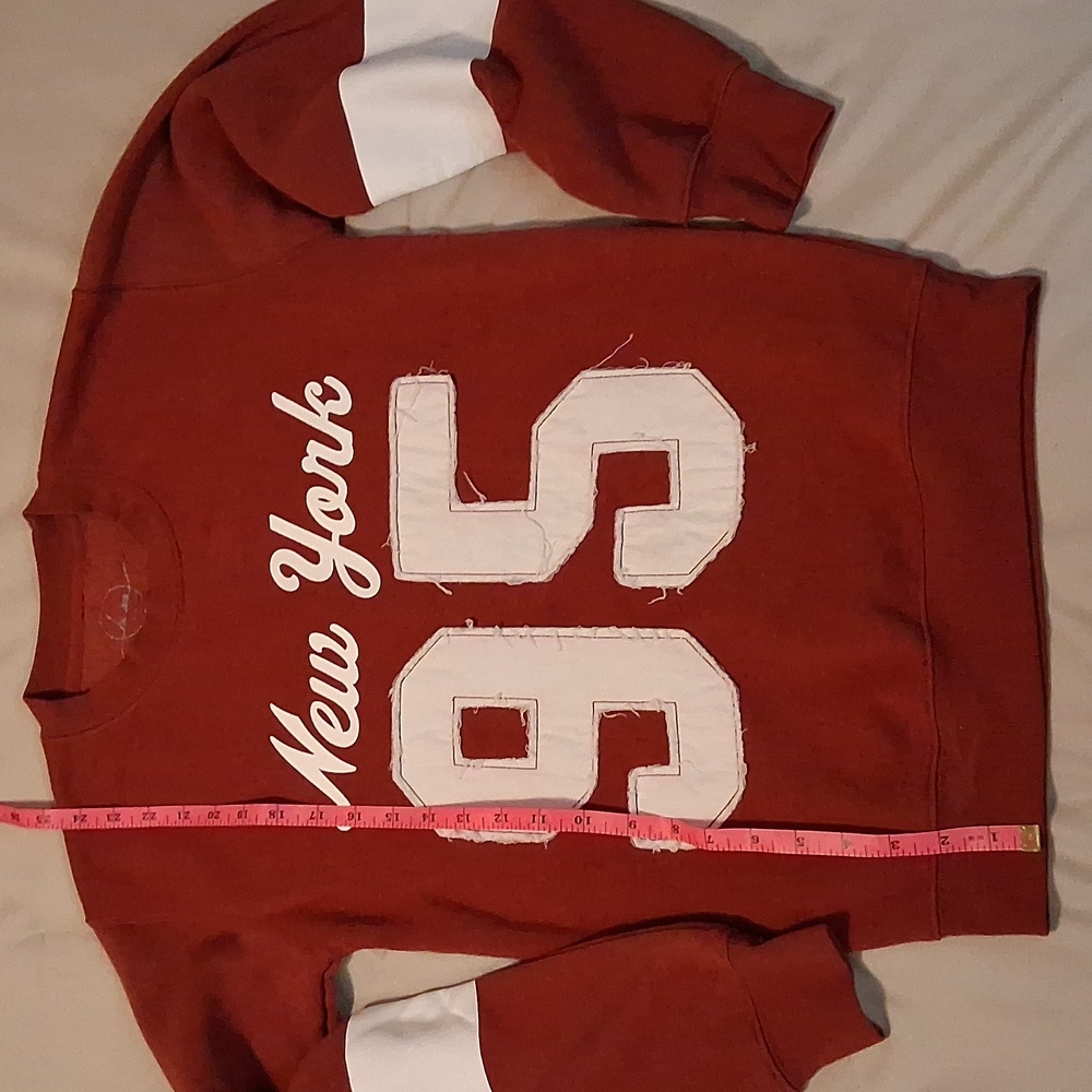 Burgandy New York 95 Sweatshirt, XS